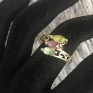 Triple stone ring A21